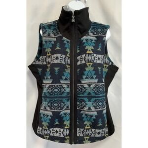 Royal Robbins Womens Vest Jacket Medium Aztec Print Southwestern‎ Sz XL